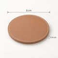 Minimal Leather Coaster Set – Soft Touch Drink Coasters for Coffee Tables, Mugs & Everyday Drinks