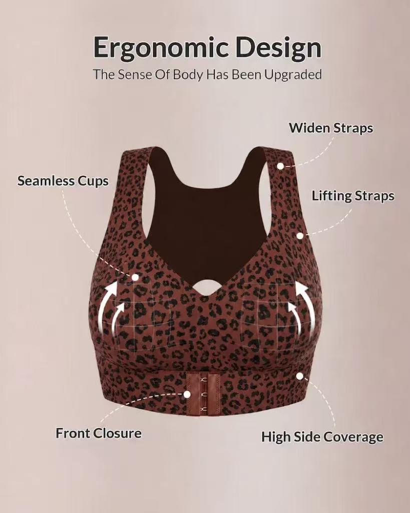 Cross Back Posture Support Bra