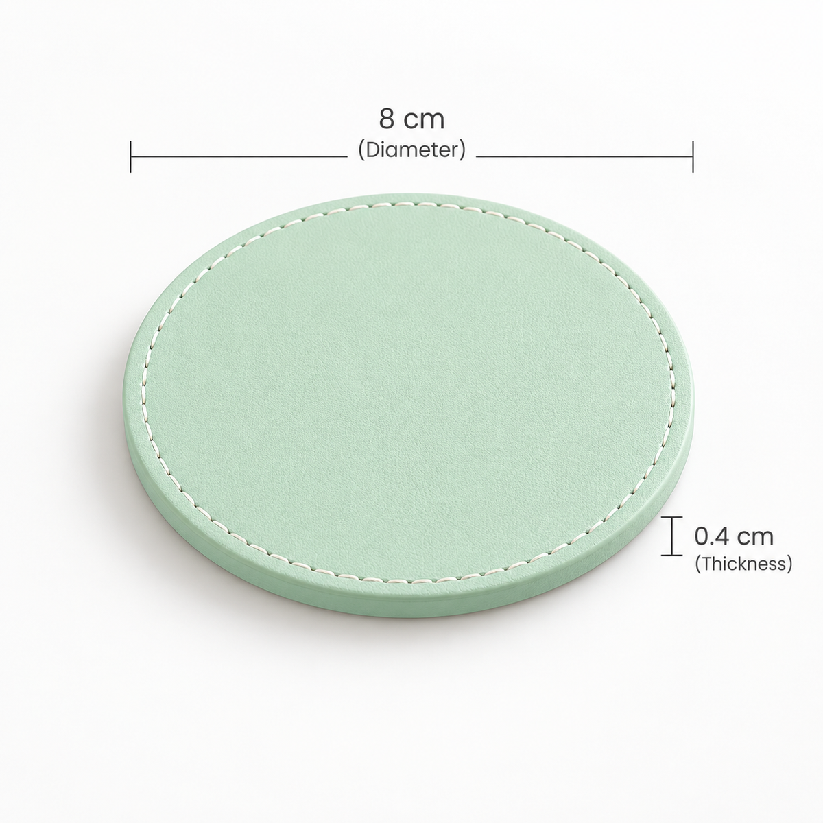 Minimal Leather Coaster Set – Soft Touch Drink Coasters for Coffee Tables, Mugs & Everyday Drinks