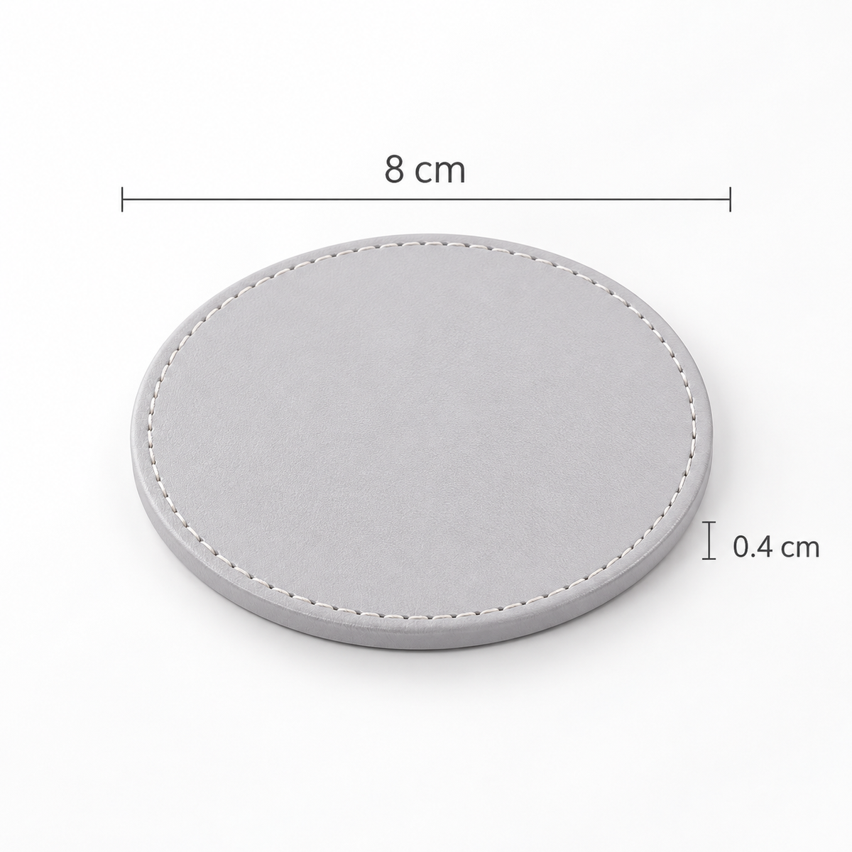 Minimal Leather Coaster Set – Soft Touch Drink Coasters for Coffee Tables, Mugs & Everyday Drinks
