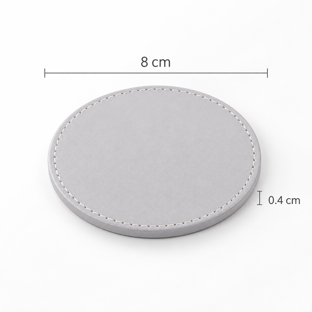 Minimal Leather Coaster Set – Soft Touch Drink Coasters for Coffee Tables, Mugs & Everyday Drinks