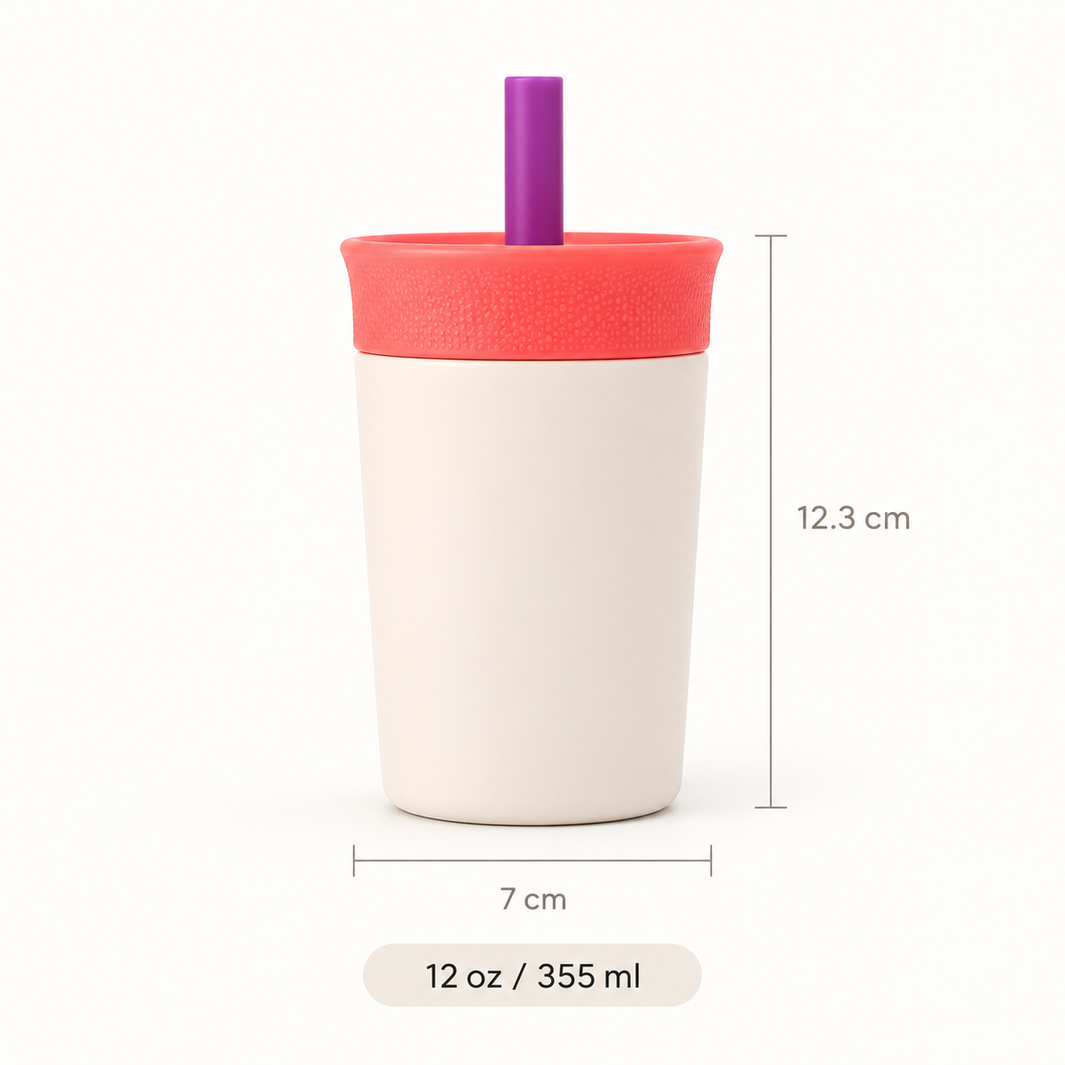 Stainless Steel Tumbler with Straw – 12oz Insulated Cup for Everyday Adventures