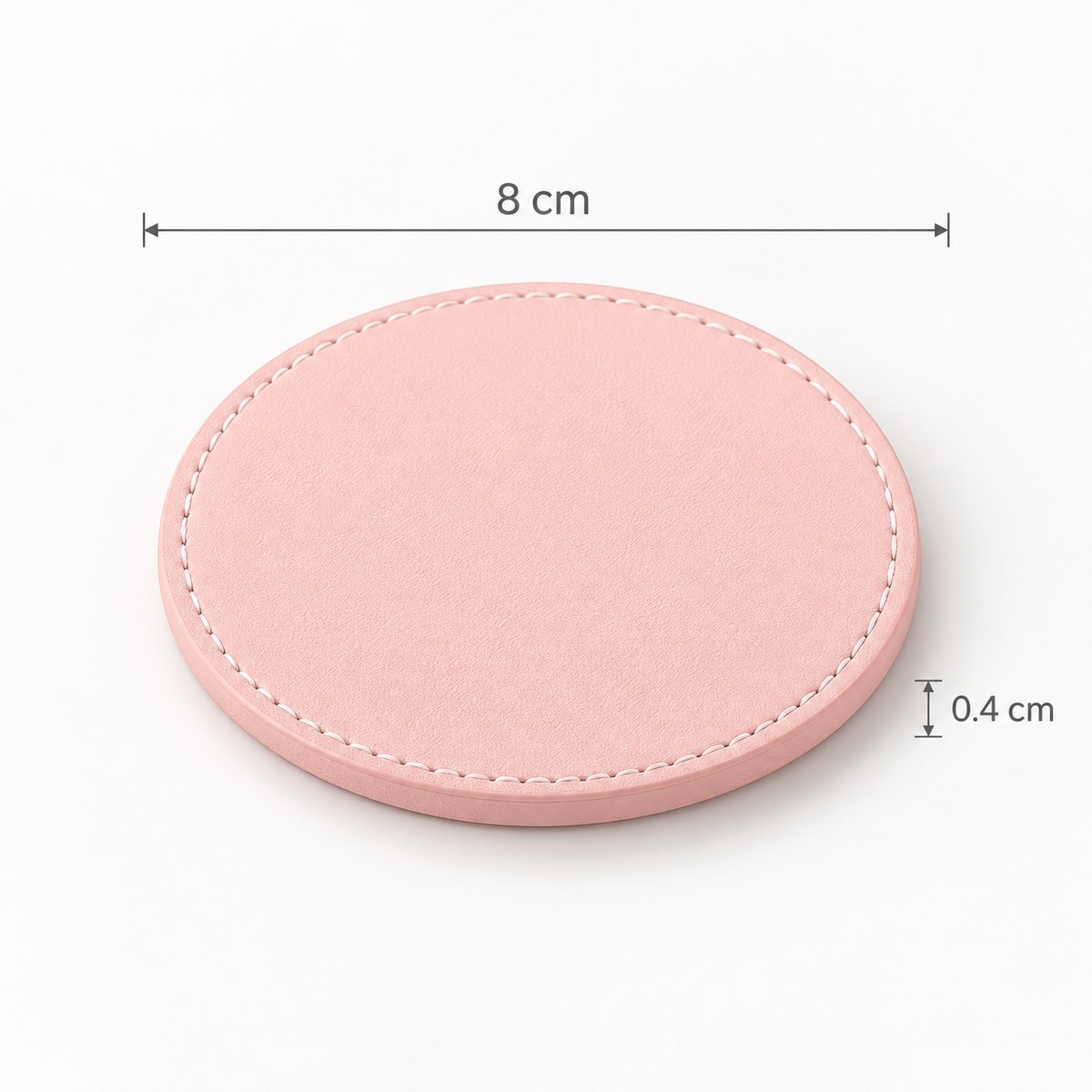 Minimal Leather Coaster Set – Soft Touch Drink Coasters for Coffee Tables, Mugs & Everyday Drinks