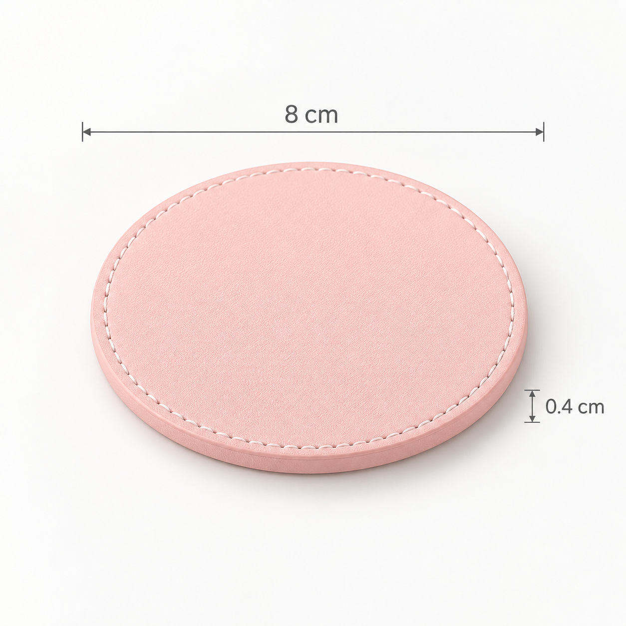 Minimal Leather Coaster Set – Soft Touch Drink Coasters for Coffee Tables, Mugs & Everyday Drinks