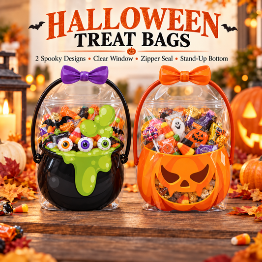 🎃Halloween Plastic Goodie Bags