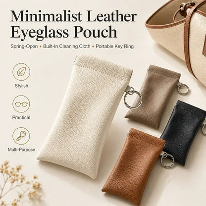 Portable Snap-Closure Glasses Pouch