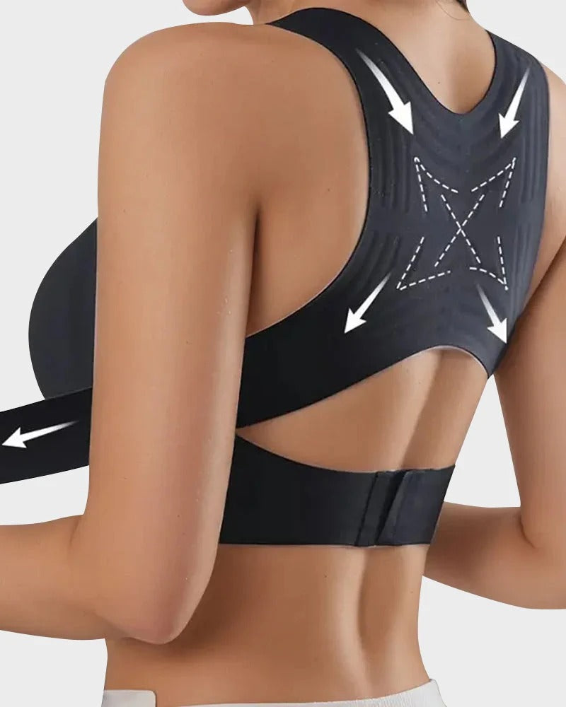 Cross Back Posture Support Bra