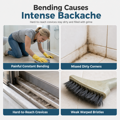 🔥Extendable Floor Scrub Brush – Clean Without Bending