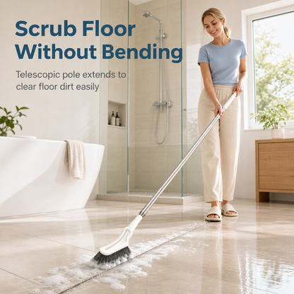🔥Extendable Floor Scrub Brush – Clean Without Bending